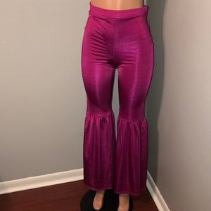 High Waist Slinky Flares